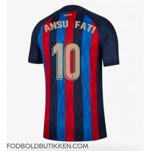 Barcelona Ansu Fati #10 Hjemmebanetrøje 2022-23 Kortærmet